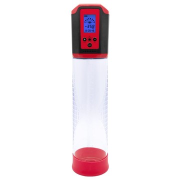 Автоматична вакуумна помпа для пеніса Man Powerup Passion Pump Red з LED-табло - фото