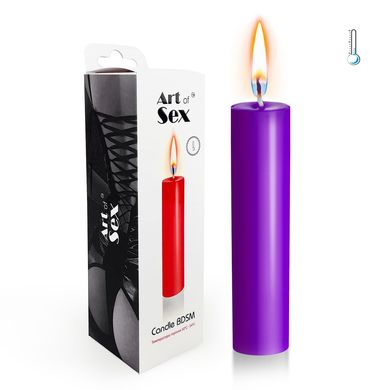 БДСМ свічка низькотемпературна Art of Sex size M фіолетова