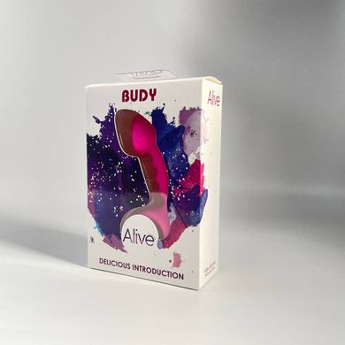 Анальная пробка Alive Budy Pink со стимулирующей ножкой (2,5 см) - фото