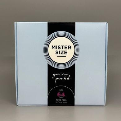 Презервативы Mister Size pure feel 64 (36 шт.) - фото