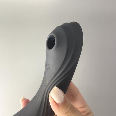 Satisfyer Curvy Trinity 4 - вакуумний вібратор Black - фото