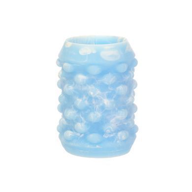 Наскрізний мастурбатор з 2 рельєфами ADDICTION Silicone Reversible Stroker Glow in the Dark - фото