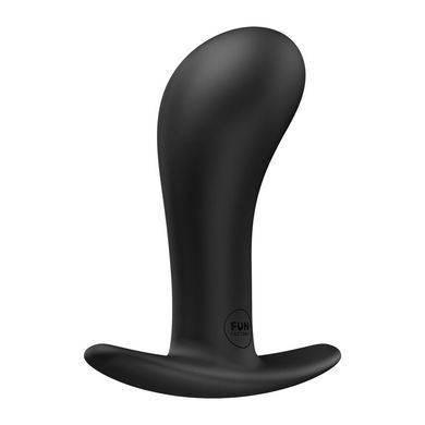 Анальна пробка Fun Factory BOOTIE L Black чорна 3,8 см (м'яте паковання) - фото