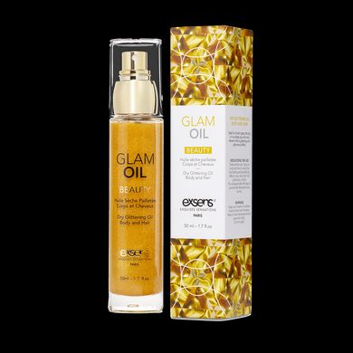 Масло для тіла з блиском EXSENS Glam Oil 50 мл (срок 03.2025) - фото