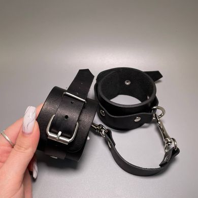 Шкіряні наручники Feral Feelings Hand Restraints чорні