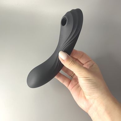 Satisfyer Curvy Trinity 4 - вакуумний вібратор Black - фото
