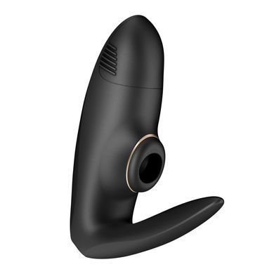 Satisfyer Pro 4 Couples Battery Series - вібратор вакуумний для пар чорний - фото