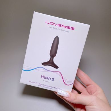 Lovense Hush 2 анальна смарт-вібропробка розмір XS 2,5 см - фото