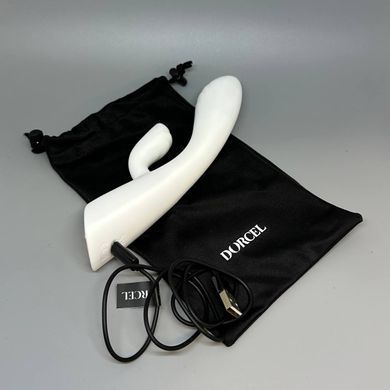 Dorcel FLEXI RABBIT WHITE - вібратор кролик з підігрівом білий - фото