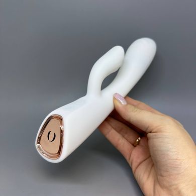 Dorcel FLEXI RABBIT WHITE - вібратор кролик з підігрівом білий - фото