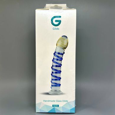 Скляний ділдо Gildo Glass Dildo №1 - фото