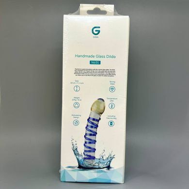 Скляний ділдо Gildo Glass Dildo №1 - фото