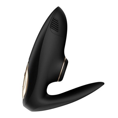 Satisfyer Pro 4 Couples Battery Series - вібратор вакуумний для пар чорний - фото
