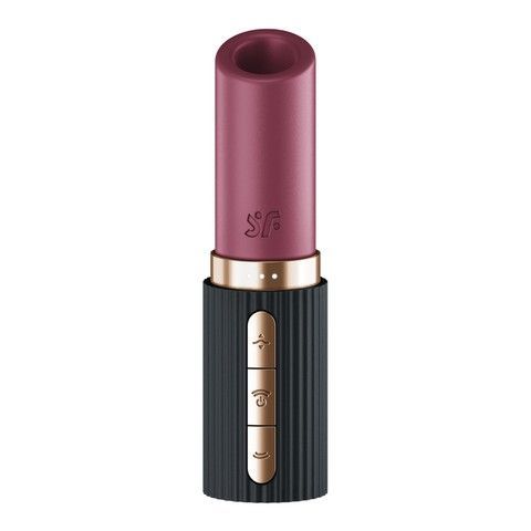 Satisfyer Deep Kiss вакуумний кліторальний стимулятор у формі помади - фото