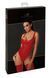 Сексуальне боді Noir Handmade F352 Red powerwetlook body S