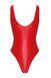 Сексуальне боді Noir Handmade F352 Red powerwetlook body S