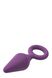 Анальная пробка с кольцом Dream Toys FLIRTS PULL PLUG MEDIUM PURPLE (3,4 см) - фото товара