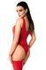 Сексуальне боді Noir Handmade F352 Red powerwetlook body S