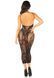 Сукня Leg Avenue Rhinestone Lace and Net Bodycon Dress One Size Black