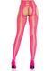 Еротичні колготки Leg Avenue Seamless Opaque Footless Suspender Hose One Size Neon Pink - фото товару