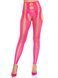 Еротичні колготки Leg Avenue Seamless Opaque Footless Suspender Hose One Size Neon Pink - фото товару