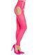 Еротичні колготки Leg Avenue Seamless Opaque Footless Suspender Hose One Size Neon Pink - фото товару