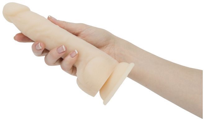 Фаллоимитатор с пульсацией ADDICTION Naked Thrusting Dildo with Remote Dominic 9&Prime; Vanilla (22,9 см) - фото