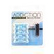 Наскрізний мастурбатор з 2 рельєфами ADDICTION Silicone Reversible Stroker Glow in the Dark - фото товару