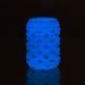 Наскрізний мастурбатор з 2 рельєфами ADDICTION Silicone Reversible Stroker Glow in the Dark - фото товару
