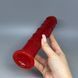 Гелевый дилдо на присоске Doc Johnson Jelly Jewels Red (20 см) - фото товара
