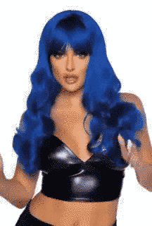 Парик Leg Avenue Misfit Long Wavy Wig Blue