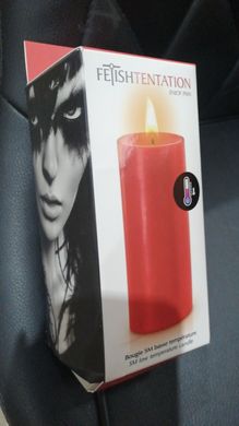 БДСМ cвеча низкотемпературная Fetish Tentation SM Candle Red (испорчена упаковка)