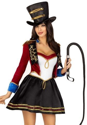 Эротический костюм циркачки Leg Avenue Classic Ringmaster Costume S