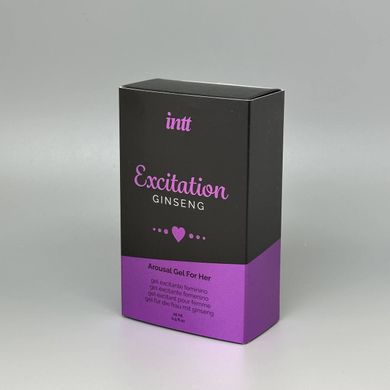 Intt Excitation - возбуждающий гель вибратор с женьшенем (15 мл) мятая упаковка - фото