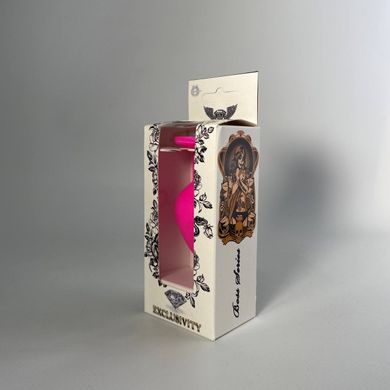 Анальная пробка розовая со стразом Boss (3,5 см) - фото
