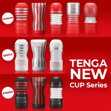 Мастурбатор для глибокого мінету Tenga Deep Throat Cup NEW з вакуумом - фото