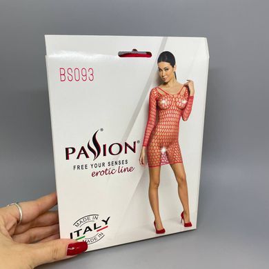 Платье-сетка Passion BS093 red