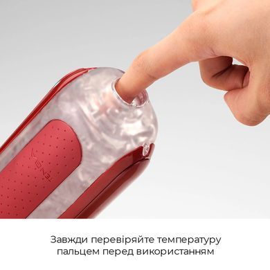 Tenga Flip Zero Red - мастурбатор с подогревом - фото