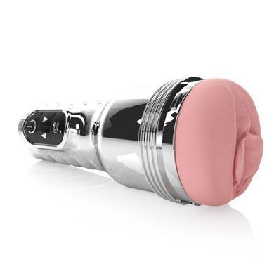 Мастурбатор с вибрацией и подогревом Fleshlight Pink Quiver - фото