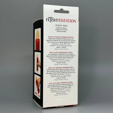 БДСМ cвеча низкотемпературная Fetish Tentation SM Candle Red (испорчена упаковка)