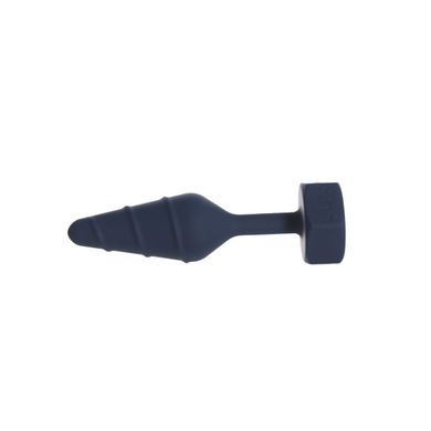 Анальна пробка з вібропулею Lux Active Twist Plug Small Blue 2,7 см (м'яте паковання) - фото