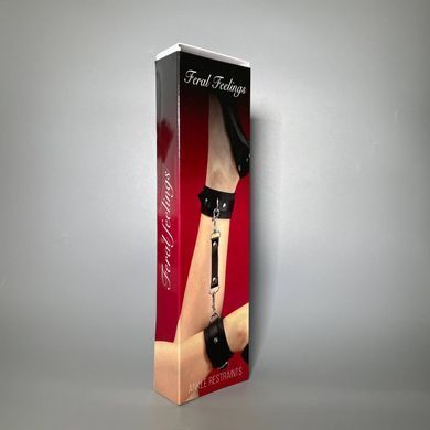 Кожаные поножи Feral Feelings Ankle Restraints черные