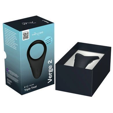 Эрекционное смарт-виброкольцо WE-VIBE VERGE 2 Black - фото