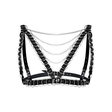 Портупея с кольцами Art of Sex Geneva XS-M черная