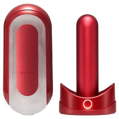 Tenga Flip Zero Red - мастурбатор с подогревом - фото