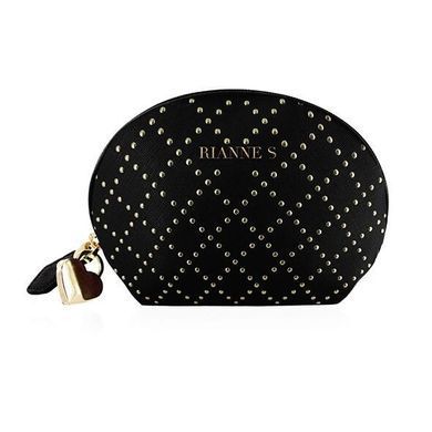 Вибропуля RIANNE S Classique Vibe + чехол-косметичка Stud Black - фото