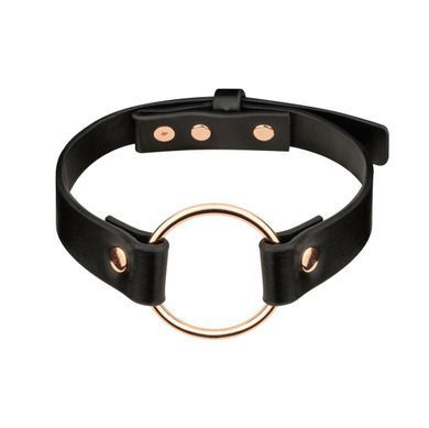 Чокер из экокожи Rosy Gold Choker Black