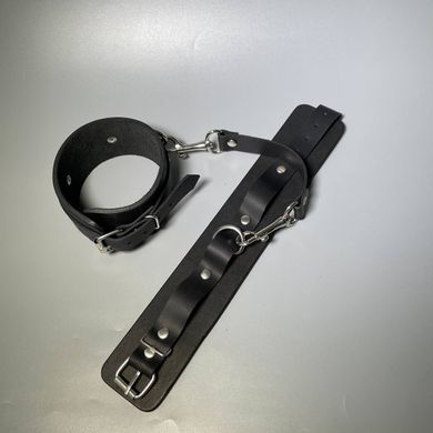 Кожаные поножи Feral Feelings Ankle Restraints черные