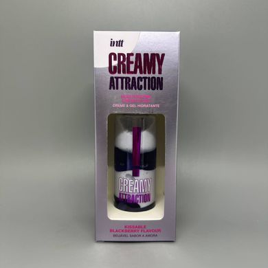 Зволожуючий крем-гель 2в1 Intt Creamy Attraction Blackberry 100 мл (пом'ята упаковка) - фото