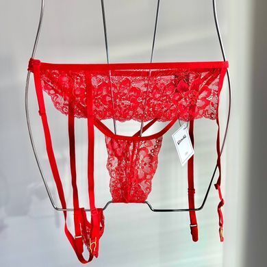 Еротичний комплект Noir Handmade Kissable Bondage Kiss Set Red S/M - фото